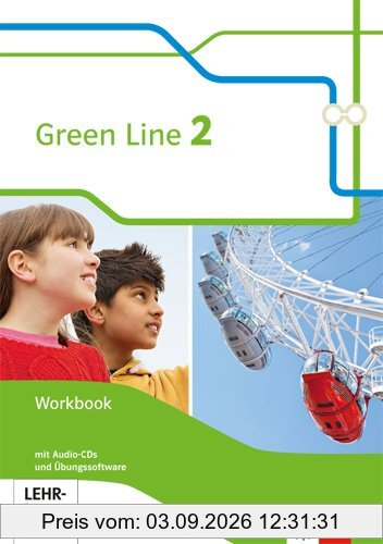 Green Line / Workbook mit Audio-CDs und Übungssoftware 6. Klasse