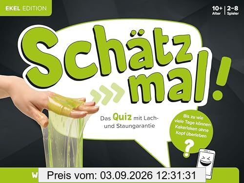 Schätz mal! Ekel Edition: Das Quiz mit Lach- und Staungarantie | Ab 10 Jahre | 2-8 Spieler