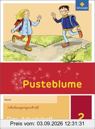 Pusteblume. Das Sprachbuch - Ausgabe 2015 Ost: Arbeitsheft 2 SAS