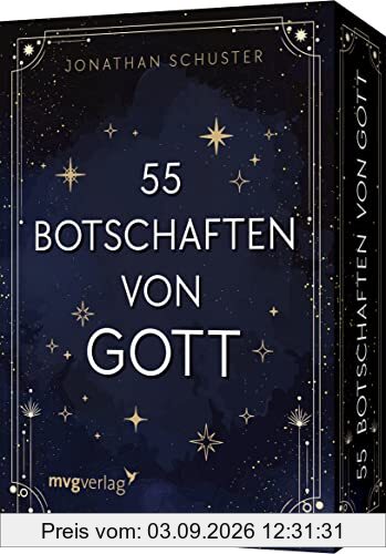 55 Botschaften von Gott: Impulse, Übungen und Inspirationen für mehr Selbstliebe, Selbstvertrauen, Kraft, Mut und Hoffnung. Praktisches Kartenset für zu Hause und unterwegs