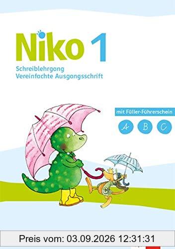 Niko 1: Schreiblehrgang Vereinfachte Ausgangsschrift Klasse 1 (Niko. Ausgabe ab 2020)