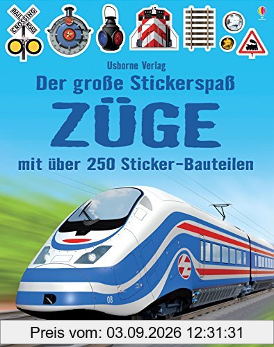 Der große Stickerspaß: Züge
