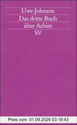 Das dritte Buch über Achim: Roman (edition suhrkamp)