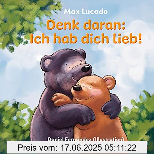 Binding : Gebundene Ausgabe, Edition : 8, Label : SCM R.Brockhaus, Publisher : SCM R.Brockhaus, medium : Gebundene Ausgabe, numberOfPages : 40, publicationDate : 2021-05-25, authors : Max Lucado, ISBN : 3417289289