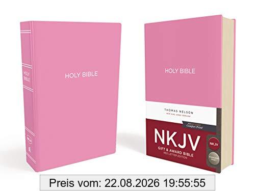 NKJV, Gift and Award Bible, Leather-Look, Pink, Red Letter Edition, Comfort Print: Holy Bible, New King James Version