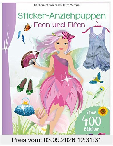 Sticker-Anziehpuppen - Feen und Elfen
