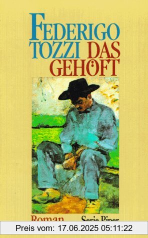 Binding : Broschiert, Label : Piper, Publisher : Piper, medium : Broschiert, numberOfPages : 188, publicationDate : 1999-01-01, authors : Federigo Tozzi, ISBN : 3492115519