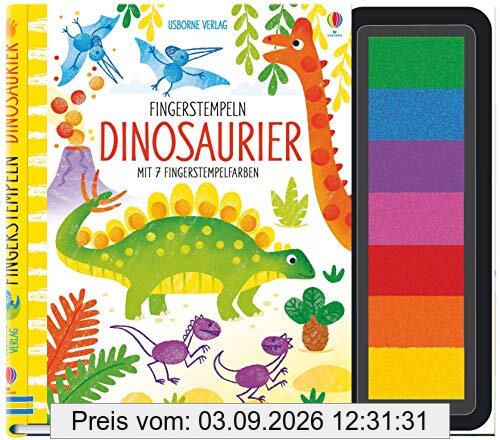 Fingerstempeln: Dinosaurier