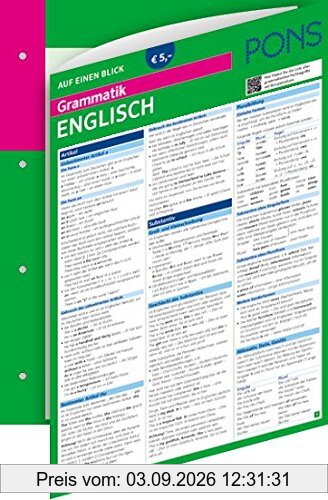 PONS Grammatik auf einen Blick Englisch