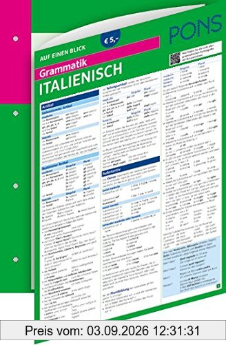 PONS Grammatik auf einen Blick Italienisch (PONS Auf einen Blick)