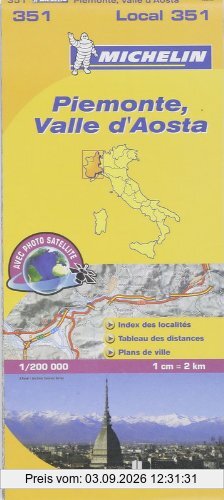 Piemonte -Vallée d'Aosta (Nationalkarten)