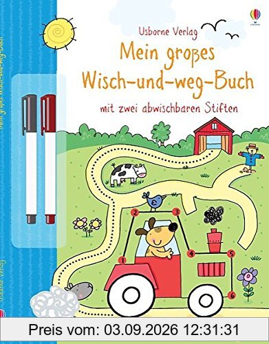 Mein großes Wisch-und-weg-Buch: mit abwischbaren Stiften