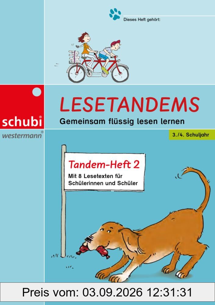 Lesetandems - Tandemheft 2: Lesen im Tandem 3./4. Schuljahr: Tandem-Heft 2 (3./4. Schuljahr) (Lesetandems und Lesetheater - mit Karamello lesen lernen)
