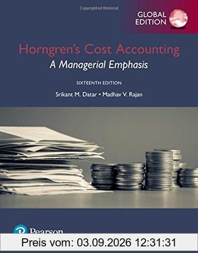 Cost Accounting, Global Edition