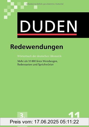 Binding : Gebundene Ausgabe, Edition : 3., überarbeitete und aktualisierte Auflage., Label : Bibliograph. Instit. Gmbh, Publisher : Bibliograph. Instit. Gmbh, medium : Gebundene Ausgabe, numberOfPages : 960, publicationDate : 2008-02-14, publishers : Dudenredaktion, languages : german, ISBN : 3411041137