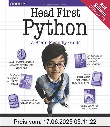 Binding : Taschenbuch, Edition : 2nd edition., Label : O'Reilly UK Ltd., Publisher : O'Reilly UK Ltd., PackageQuantity : 1, medium : Taschenbuch, numberOfPages : 584, publicationDate : 2016-12-16, authors : Paul Barry, languages : english, ISBN : 1491919531