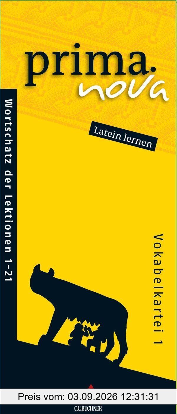 prima.nova Latein lernen - Vokabelkartei 1