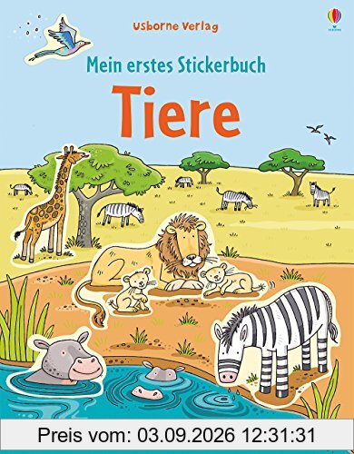 Mein erstes Stickerbuch: Tiere
