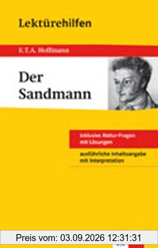 Lektürehilfen E. T. A. Hoffmann Der Sandmann