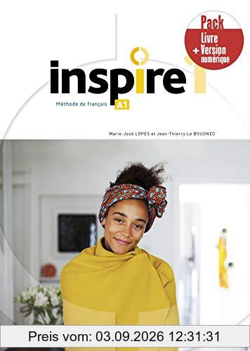 Inspire 1 : méthode de français, A1 : pack livre + version numérique