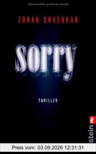 Sorry: Thriller