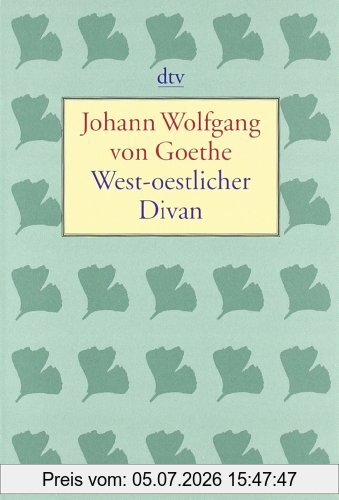 Goethe, Johann Wolfgang von West-oestlicher Divan, Stuttgart 1819