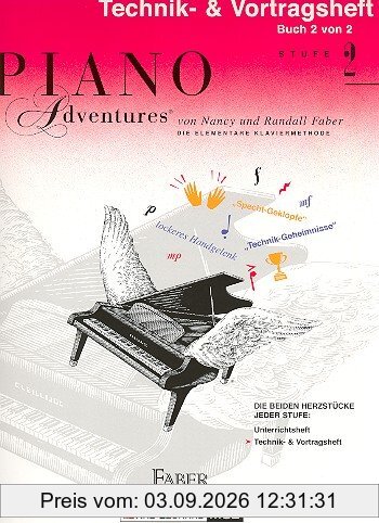 Piano Adventures: Technik- & Vortragsheft 2