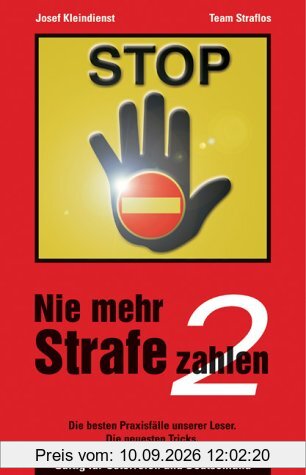 Nie mehr Strafe zahlen 2. Gültig für Österreich und Deutschland.