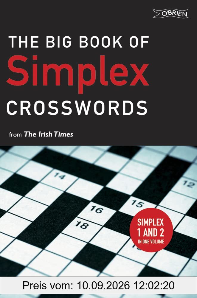 The Big Book of Simplex Crosswords from The Irish Times