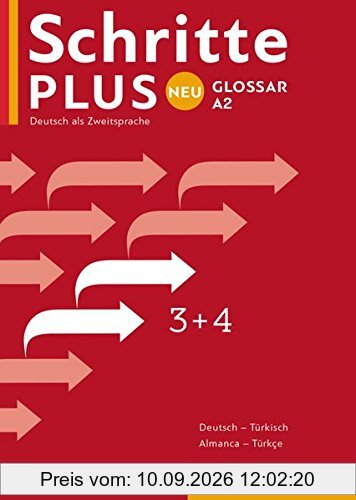 Schritte plus Neu 3+4: Deutsch als Zweitsprache / Glossar Deutsch-Türkisch - Küçük Sözlük Almanca-Türkçe