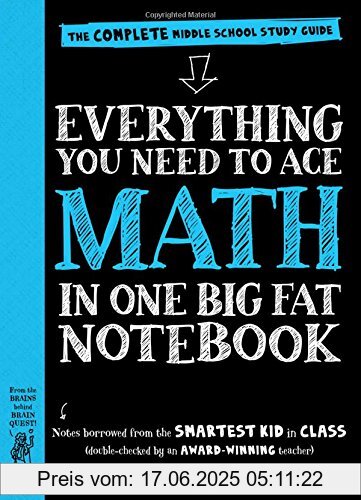 Binding : Taschenbuch, Edition : Study Guide, Label : Big Fat Notebooks, Publisher : Big Fat Notebooks, NumberOfItems : 1, PackageQuantity : 1, medium : Taschenbuch, numberOfPages : 512, publicationDate : 2016-08-09, authors : Workman Publishing, publishers : Editors of Brain Quest, ISBN : 0761160965