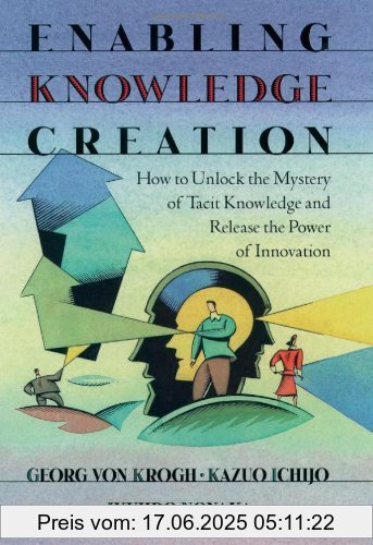 Binding : Gebundene Ausgabe, Edition : Reprint, Label : Oxford University Press, Publisher : Oxford University Press, NumberOfItems : 1, medium : Gebundene Ausgabe, numberOfPages : 302, publicationDate : 2000-05-18, authors : Georg von Krogh, Kazuo Ichijo, Ikujiro Nonaka, languages : english, ISBN : 0195126165