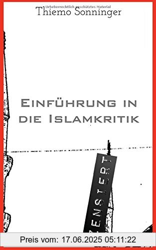 Binding : Taschenbuch, Edition : 1, Label : CreateSpace Independent Publishing Platform, Publisher : CreateSpace Independent Publishing Platform, medium : Taschenbuch, numberOfPages : 176, publicationDate : 2015-04-22, authors : Thiemo Sonninger, languages : german, ISBN : 1511850582