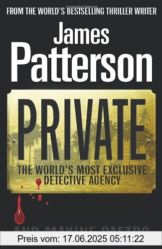 Binding : Taschenbuch, Label : Arrow, Publisher : Arrow, NumberOfItems : 30, medium : Taschenbuch, numberOfPages : 496, publicationDate : 2011-02-03, releaseDate : 2011-02-03, authors : James Patterson, languages : english, ISBN : 0099550067