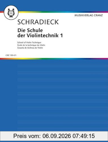 Schule der Violintechnik 1. Violine