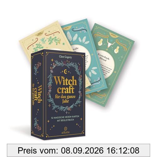 Witchcraft für das ganze Jahr: 52 magische Hexen-Karten mit Begleitbuch