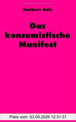 Das konsumistische Manifest
