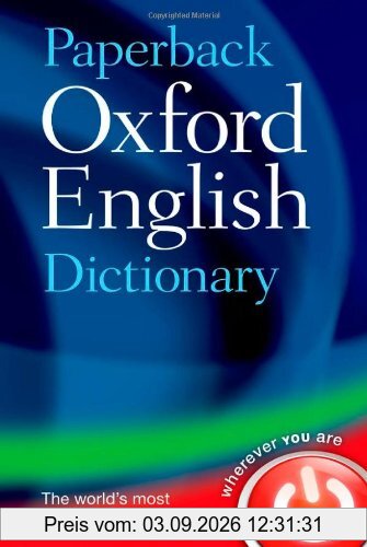 Paperback Oxford English Dictionary