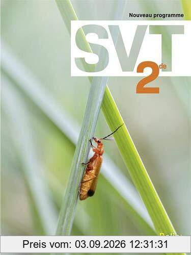 SVT 2de : nouveau programme