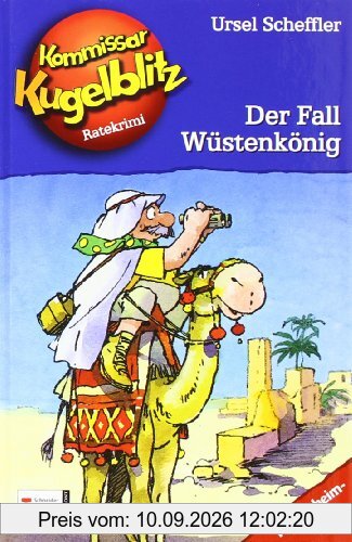 Kommissar Kugelblitz. Grossdruck: Kommissar Kugelblitz, Band 24: Der Fall Wüstenkönig: Ratekrimi. Mit Geheimfolie und Gripspunkt-Tabelle: BD 24