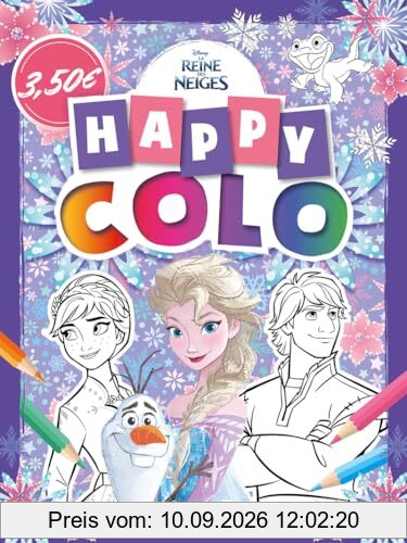 Disney La Reine des Neiges : Happy colo (Anna, Elsa, Kristoff)