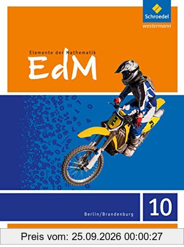 Elemente der Mathematik SI - Ausgabe 2016 für Berlin / Brandenburg: Schülerband 10