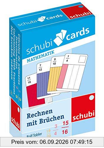Schubicards: Rechnen mit Brüchen anschaulich und leicht gemacht (Schubicards Mathematik)