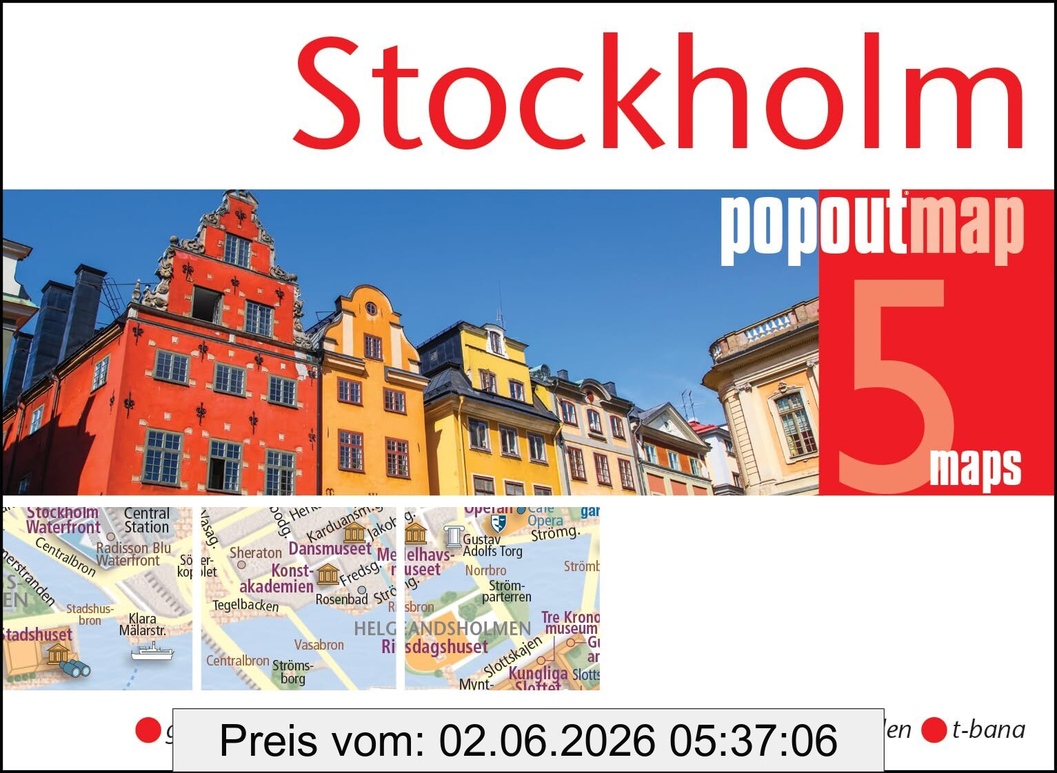 unbekannt Stockholm Double, Popout Map (PopOut Maps)