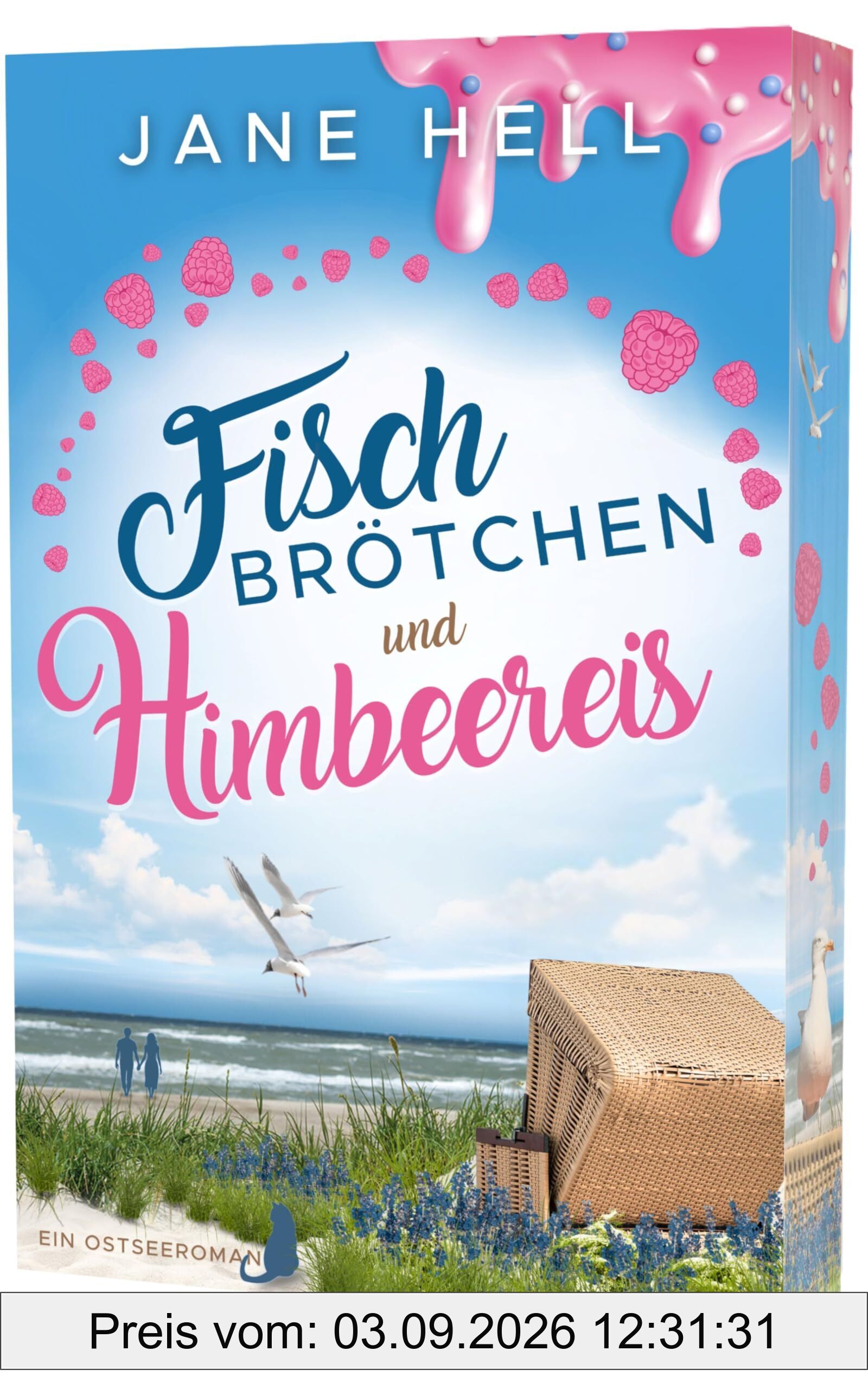 Fischbrötchen und Himbeereis