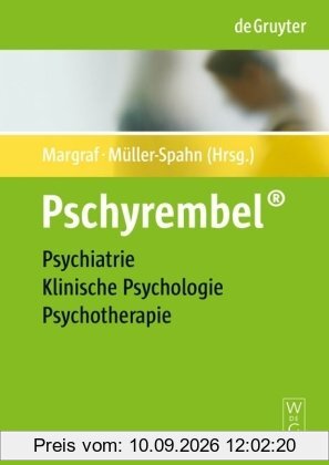 Pschyrembel® Psychiatrie, Klinische Psychologie, Psychotherapie