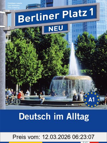 Christiane Lemcke Berliner Platz 1 Neu - Lehr- Und Arbeitsbuch 1 Mit 2 Audio-CDs, Deutsch Im Alltag