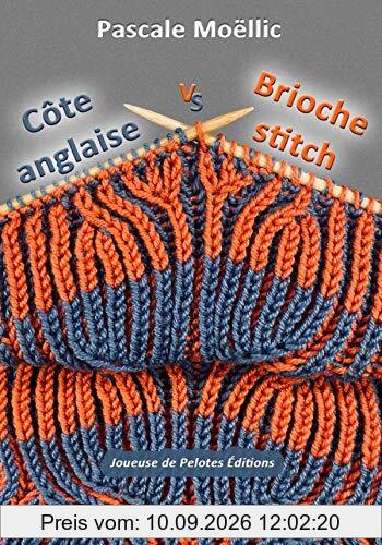 Côte anglaise VS Brioche stitch: (1 ou 2 ?) point(s) de TRICOT
