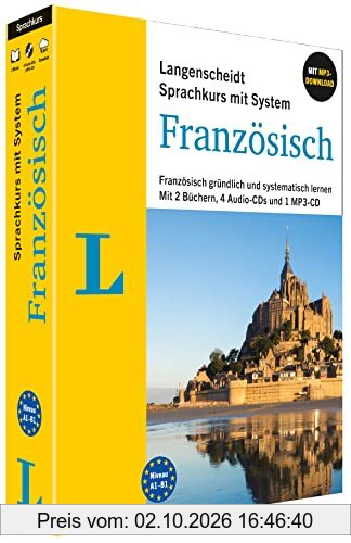 Langenscheidt Französisch mit System: Französisch systematisch lernen. Mit 2 Büchern, MP3-Download und 5 CDs (Langenscheidt mit System)