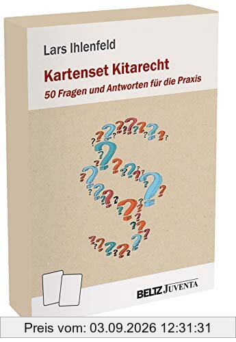 Kartenset Kitarecht: 50 Fragen und Antworten für die Praxis (Kitaleitung!, 1)